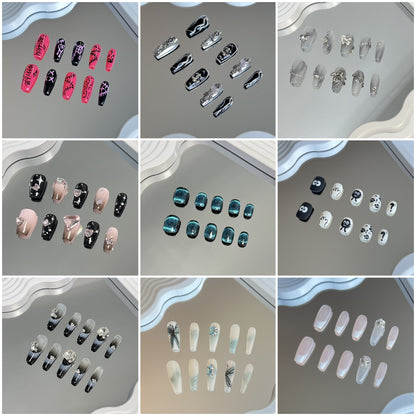 Mystery Box Handmade Press on Nails 2 Sets Lucky Blind Box High-end Fake Nails