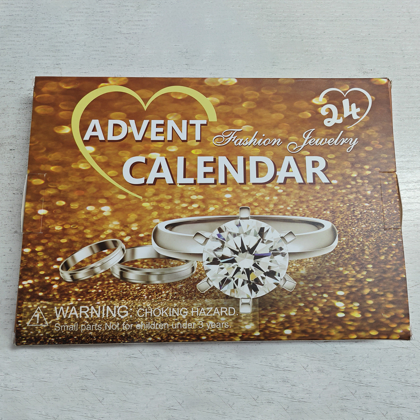 Christmas Countdown Blind Box Ornaments Blind Box Set Blind Box Ring Necklace Earrings Keychain Christmas 24-piece Set