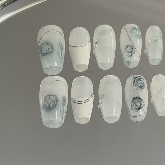 3. Transform Your Look with Stylish PressOn Nails in a Sophisticated Coffin Shape